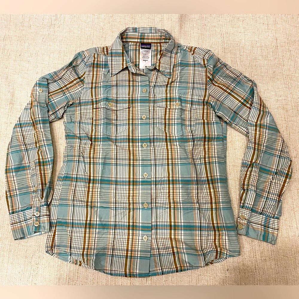 Patagonia Long-Sleeved Overcast Sun Shirt W’s Size 2
